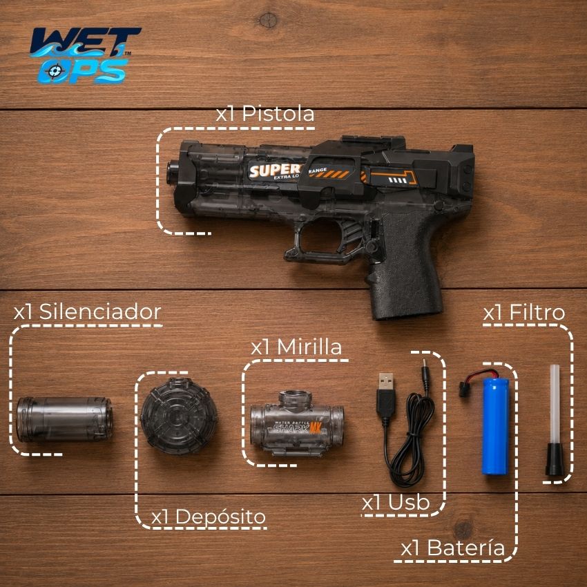 Wet-Ops™ Pistola Shark